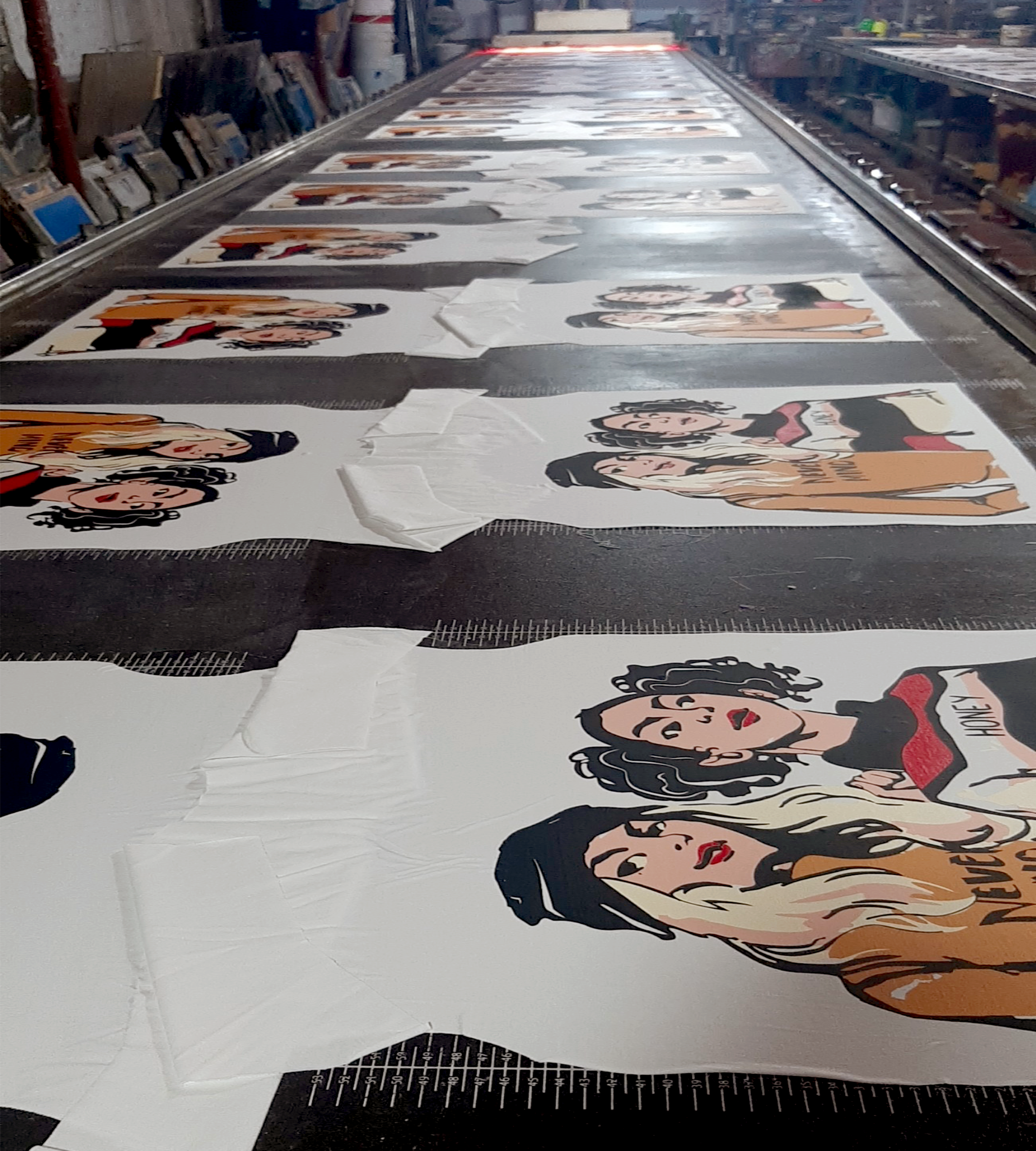 in lụa trên vải